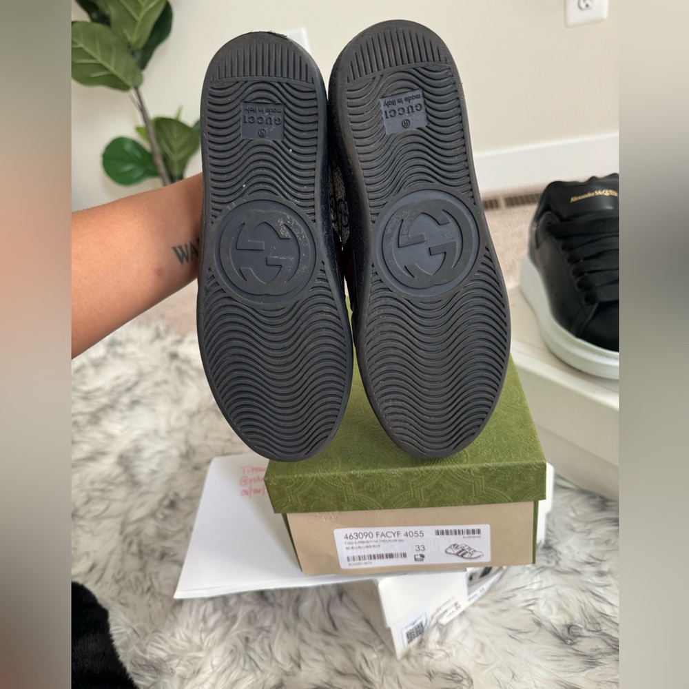 Gucci Kids' Designer Sneakers - Blue and Beige - Picture 2 of 4